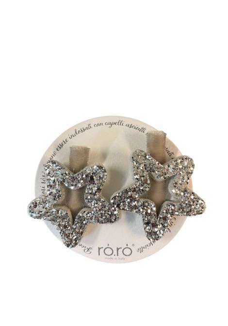 Mollette stella glitter Rò Rò | MO.407 STELLAAG